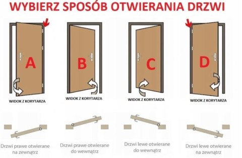 Drzwi Sosnowe Olejowane Eco Quatro Pokojowe