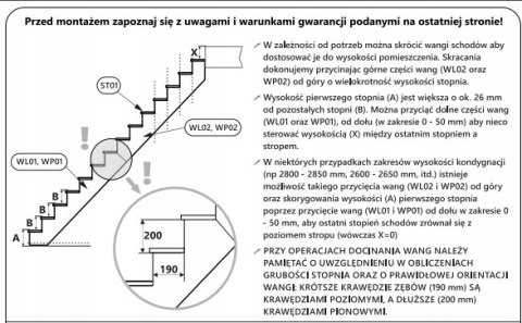 Schody Jednobelkowe Zębinowe Sosnowe