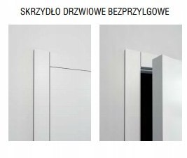 Drzwi Bezprzylgowe Pełne z Ościeżnicą Regulowaną