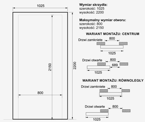 Drzwi Przesuwne Magic Ukryty System Szklane w ramie Gładkie