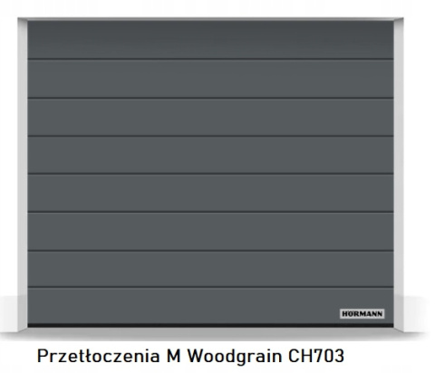 Brama Garażowa 2375 x 2125 Segmentowa Hormann z napędem Renomatic