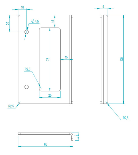 Drzwi Przesuwne Szklane ŁUK 2 Lustro Aluminium System Nero