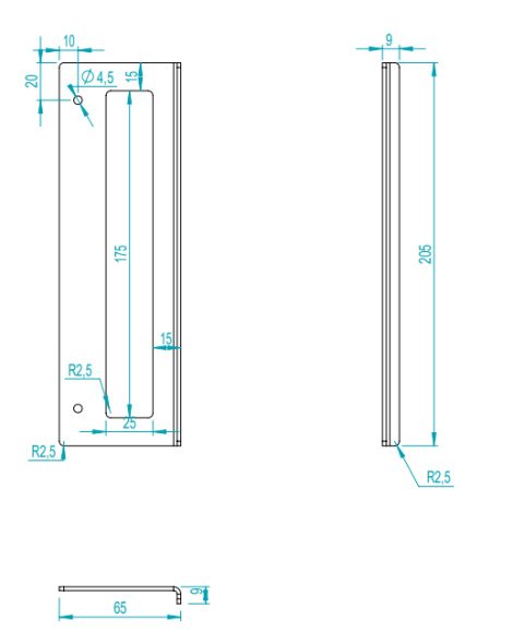 Drzwi Przesuwne Szklane ŁUK 2 Lustro Aluminium System Nero