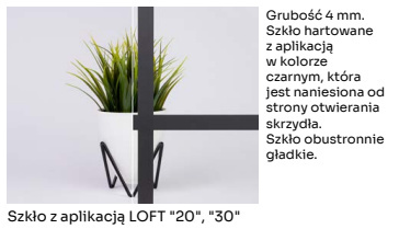 Drzwi Loftowe Bezprzylgowe LOFT 30 z Ościeżnicą Stałą