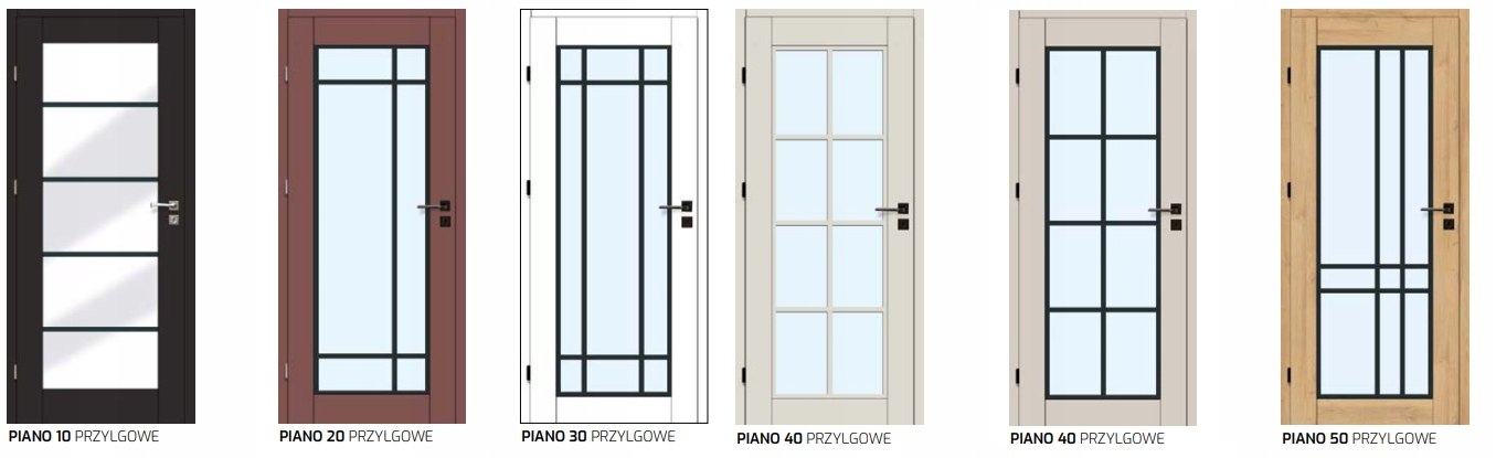 Drzwi Loftowe Piano Szpros Modele Kolory Kod producenta PIANO